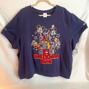 Walt Disney World Vault Collection short sleeve Sweatshirt Size 3XL - NEW! w/t